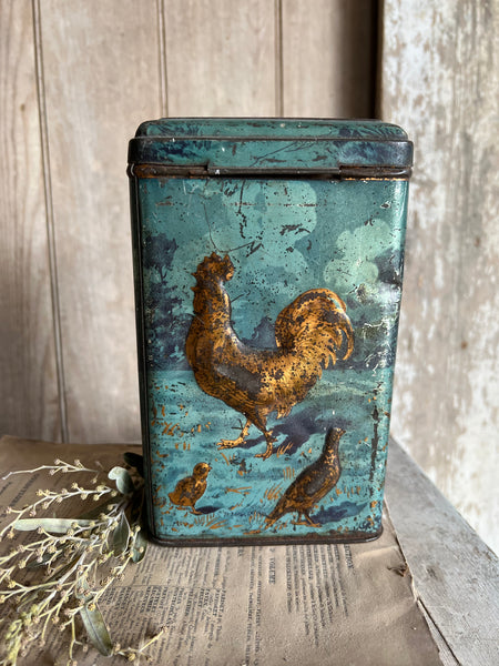 Rustic sugar tin