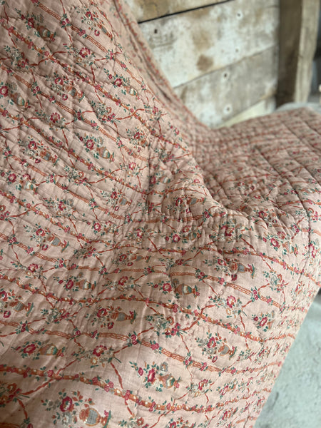 Beautiful Vintage French Quilt