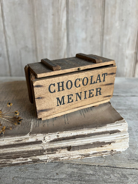 Vintage Chocolat Menier Crate Box