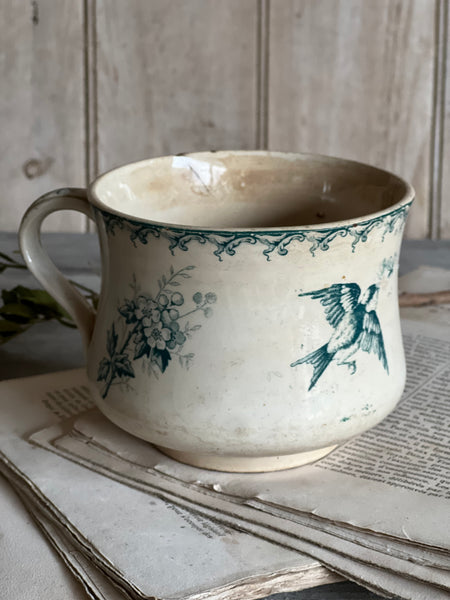 Large Transferware Cup