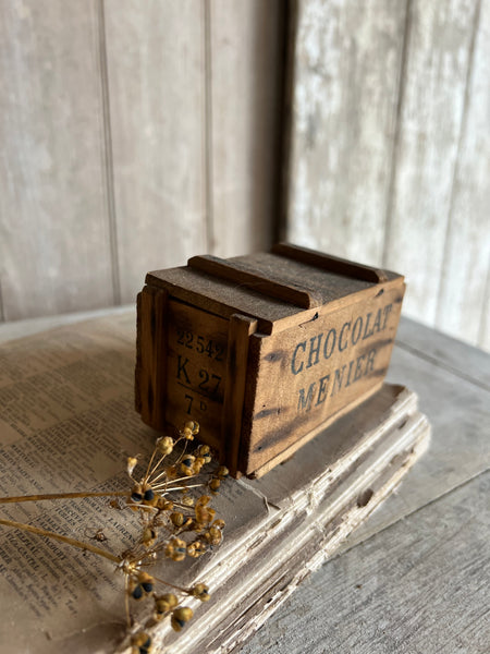 Vintage Chocolat Menier Crate Box