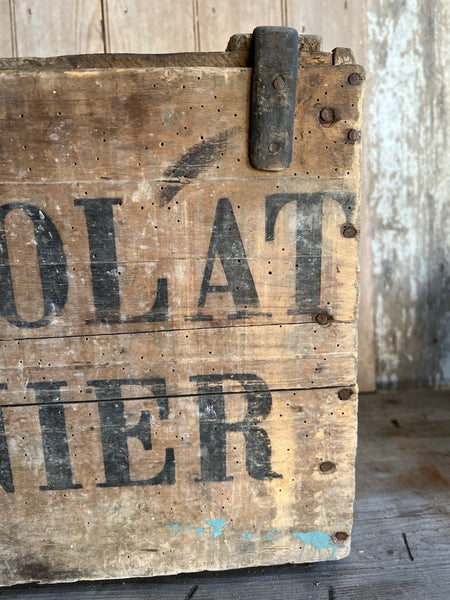 Vintage Chocolat Menier Crate