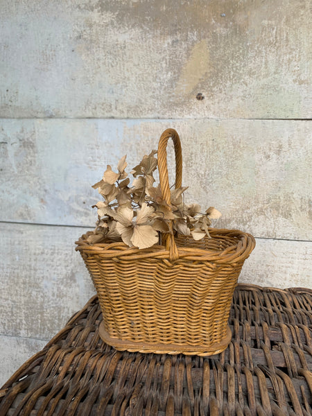 Small Vintage Handled Basket