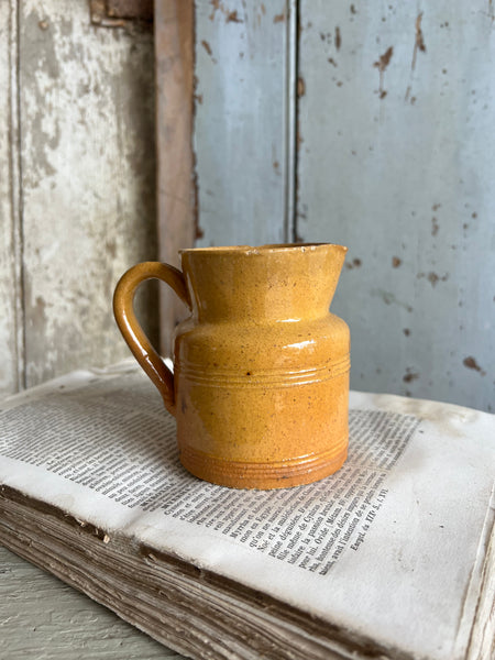 Vintage French Yellow Jug
