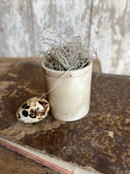 Beautifully Aged Crazed Crock