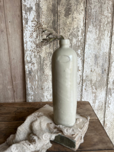 Large Vintage Stoneware Bottle