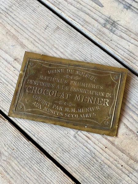 Original Chocolat Menier Label