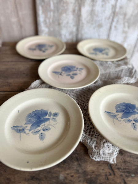 Small Vintage French Stencil Plates