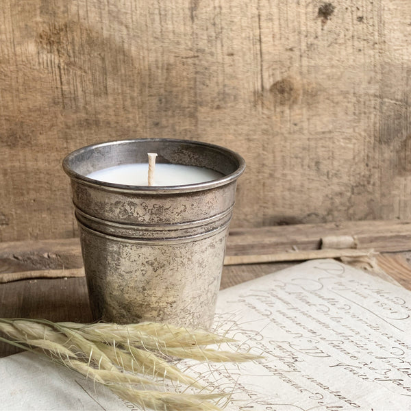 French Cup Candle in Cannabis Flower