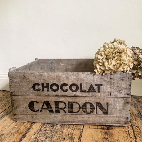 Vintage Chocolat Cardon Crate