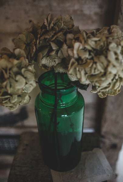 Parisian Etched Glass Bottle