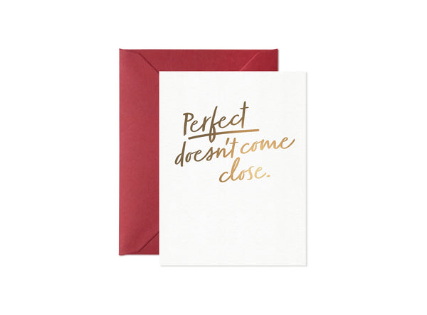 Perfect Doesn't Come Close, Happy Thoughts Card
